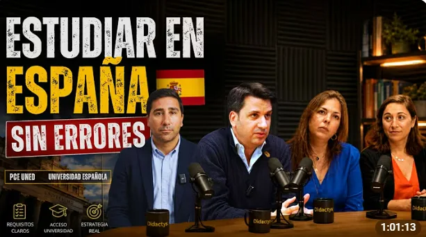 Estudiar en España sin errores – Podcast DIDACTYS