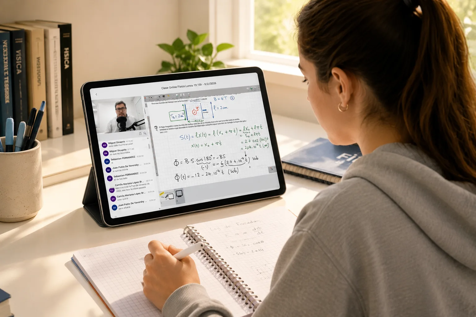 Clase online en directo en DIDACTYS para preparar la prueba de acceso a Grado Superior
